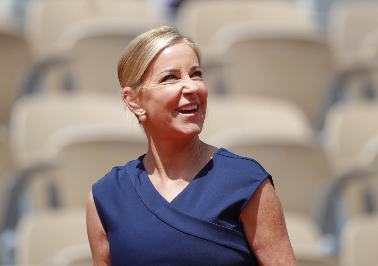Chris Evert opens up about her relationships and surviving cancer. (Photo: REUTERS/Charles Platiau)