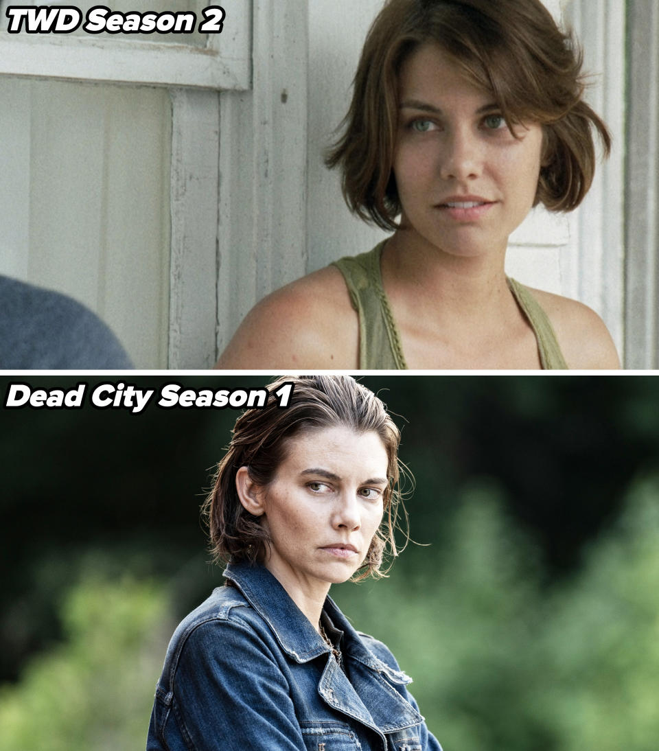 maggie in season 2 of the walking dead and maggie in season 1 of dead city