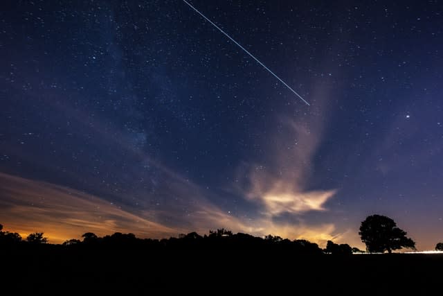 ISS over Belvoir Castle