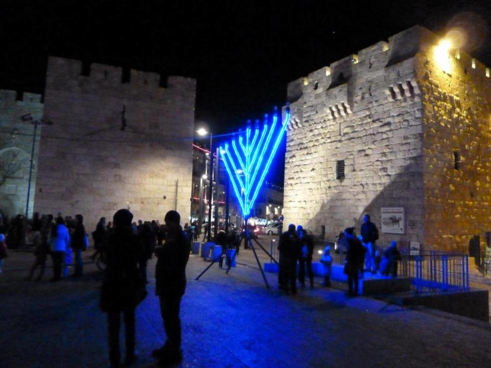 Hanukkah is a special time in Jerusalem (Djampa/Wikimedia Commons)