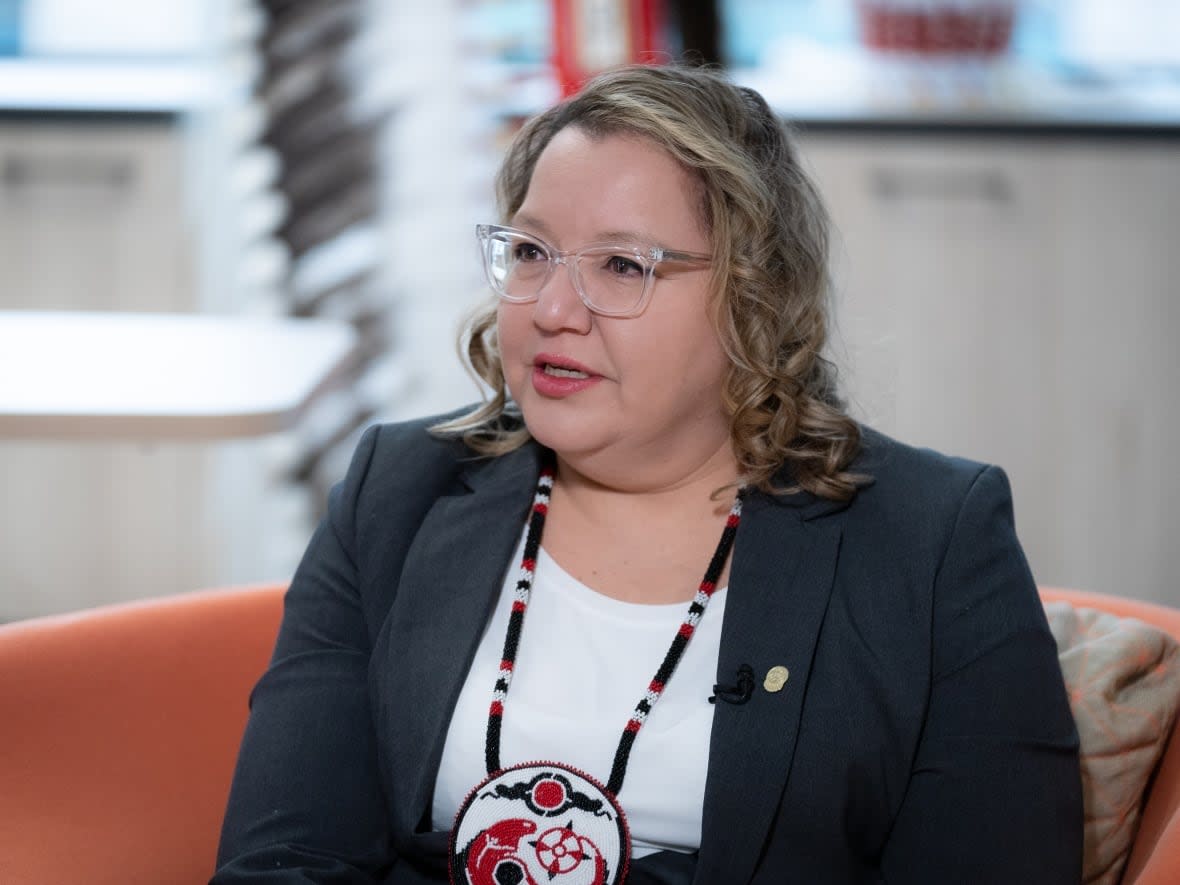 Assembly of First Nations National Chief Cindy Woodhouse Nepinak says the federal government has all the data it needs, and can no longer make excuses for underfunding and neglect of the infrastructure gap. (Jean-Francois Benoit/CBC - image credit)