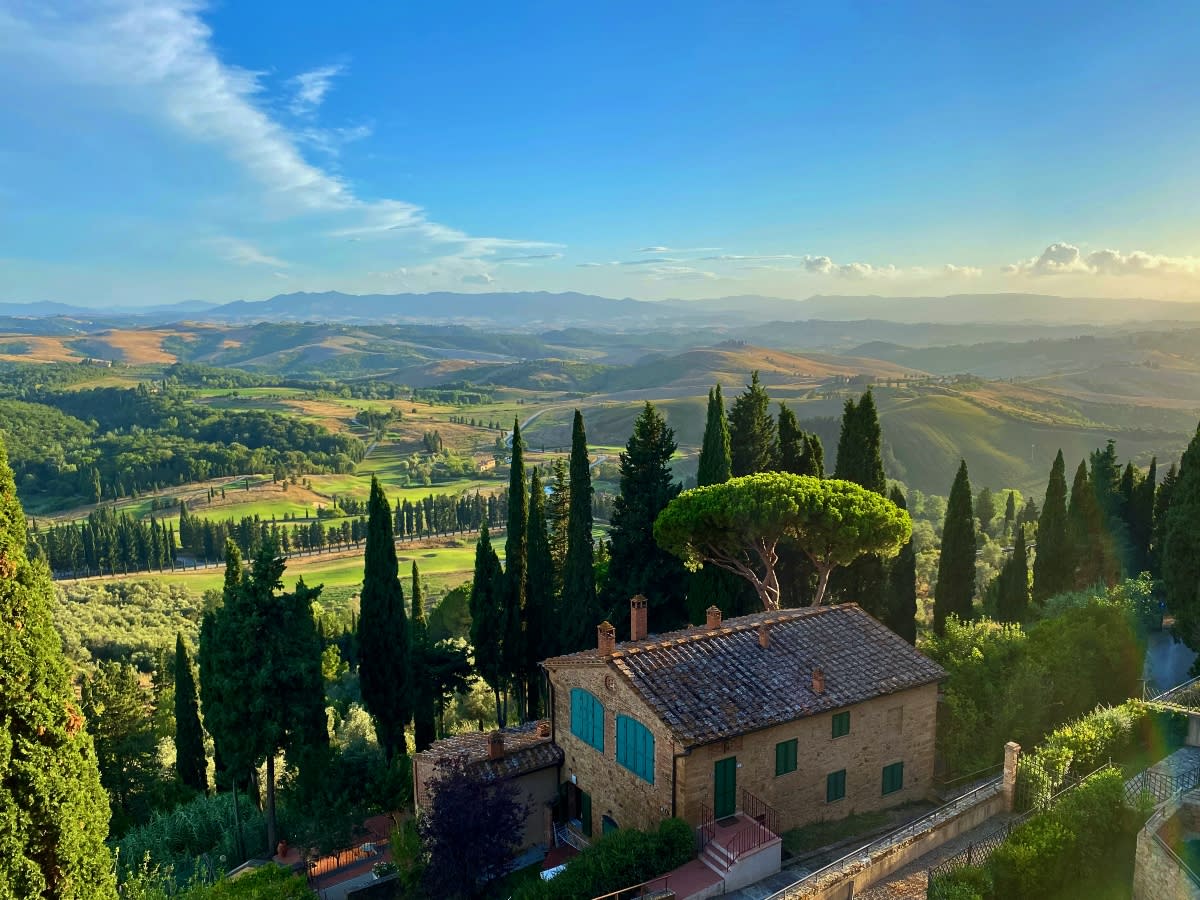 Beautiful panorama of Tuscany, Italy