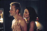 <a href="http://movies.yahoo.com/movie/memento/" data-ylk="slk:MEMENTO;elm:context_link;itc:0;sec:content-canvas" class="link ">MEMENTO</a> <br>Directed by: <span>Christopher Nolan</span> <br>Starring: <span>Guy Pearce</span>, <span>Carrie-Anne Moss</span>, <span>Joe Pantoliano</span>