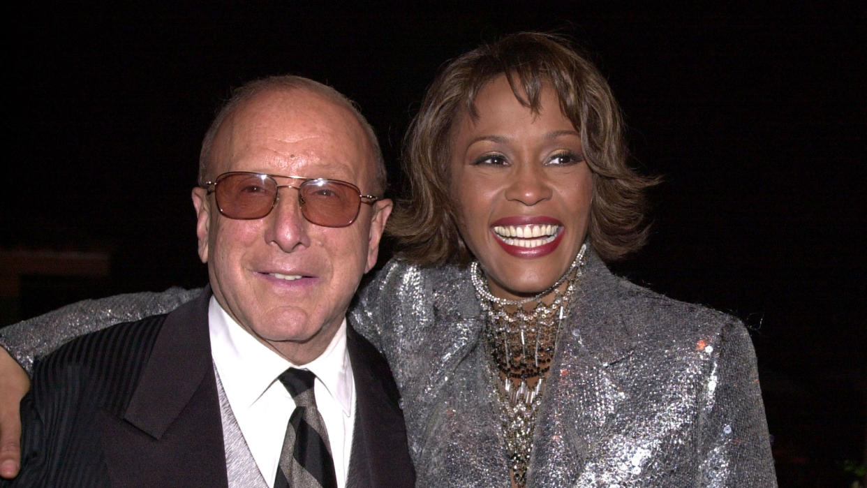 Clive Davis and Whitney Houston