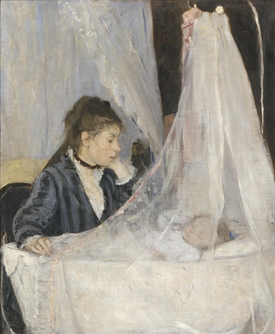 Berthe Morisot. The Cradle, 1872. Oil on canvas.