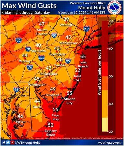 Weekend weather forecast