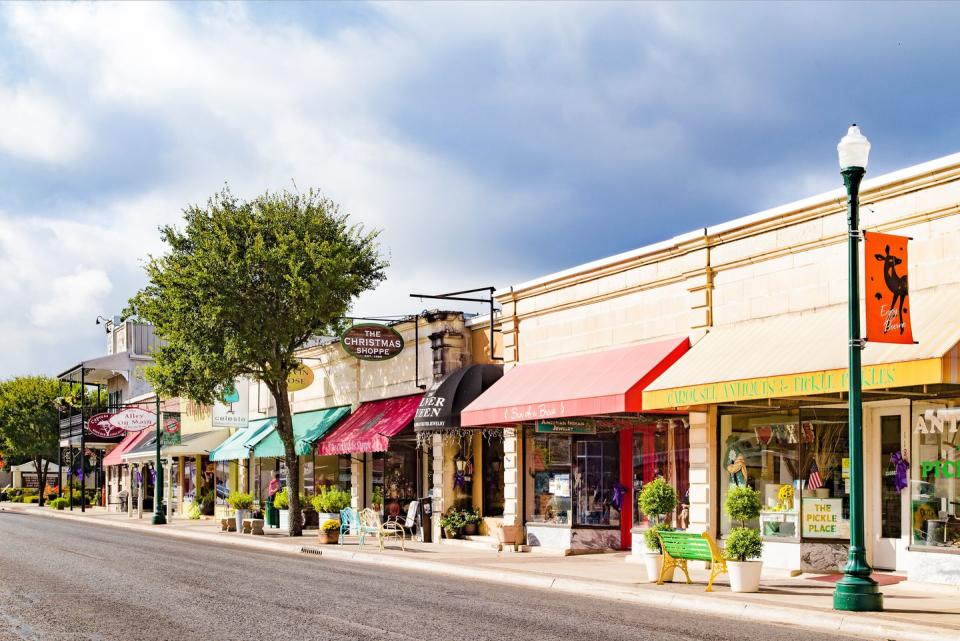 Main Street in Boerne, Texas