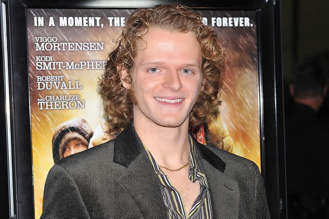 <p>Frank Trapper/Corbis via Getty</p> Nick Pasqual at the AFI premiere of "The Road" in Los Angeles.