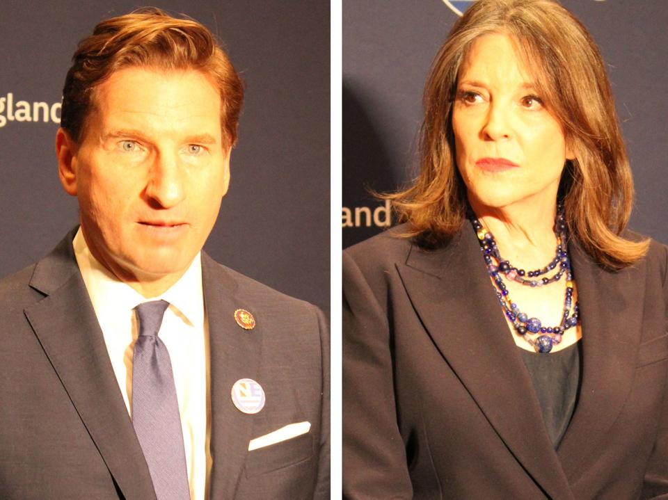 Dean Phillips, Marianne Williamson debate Who are the Dems battling to