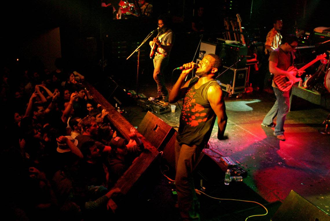 In this file photo from April 10, 2007, rock group TV on the Radio played to a sold-out house at the Culture Room in Fort Lauderdale.