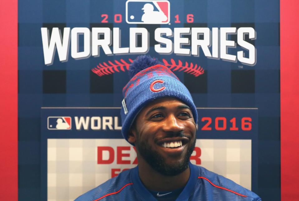 Dexter Fowler will be the first African-American to play for the Cubs in the World Series. (Getty Images)