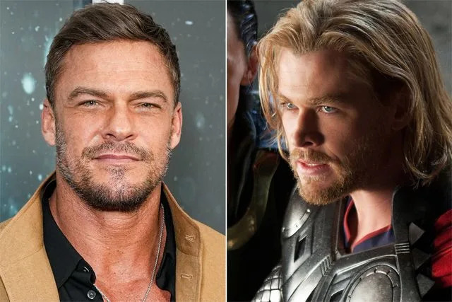 <p>John Nacion/Getty Images; Everett Collection</p> Alan Ritchson, Chris Hemsworth