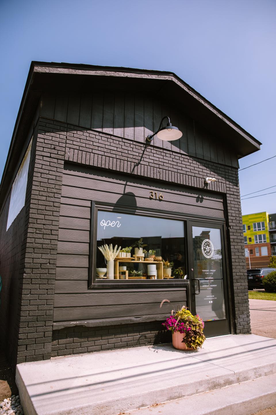 Florial business Sparrow Bloom opened in late July in a 578-square-foot building at 316 N. Cedar St. The business will move to 505 E. Shiawassee St. later this year.