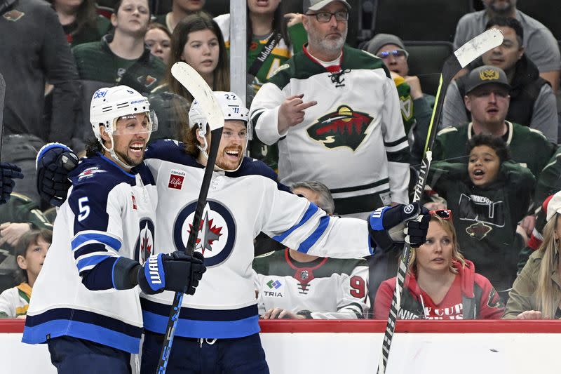 NHL: Winnipeg Jets at Minnesota Wild