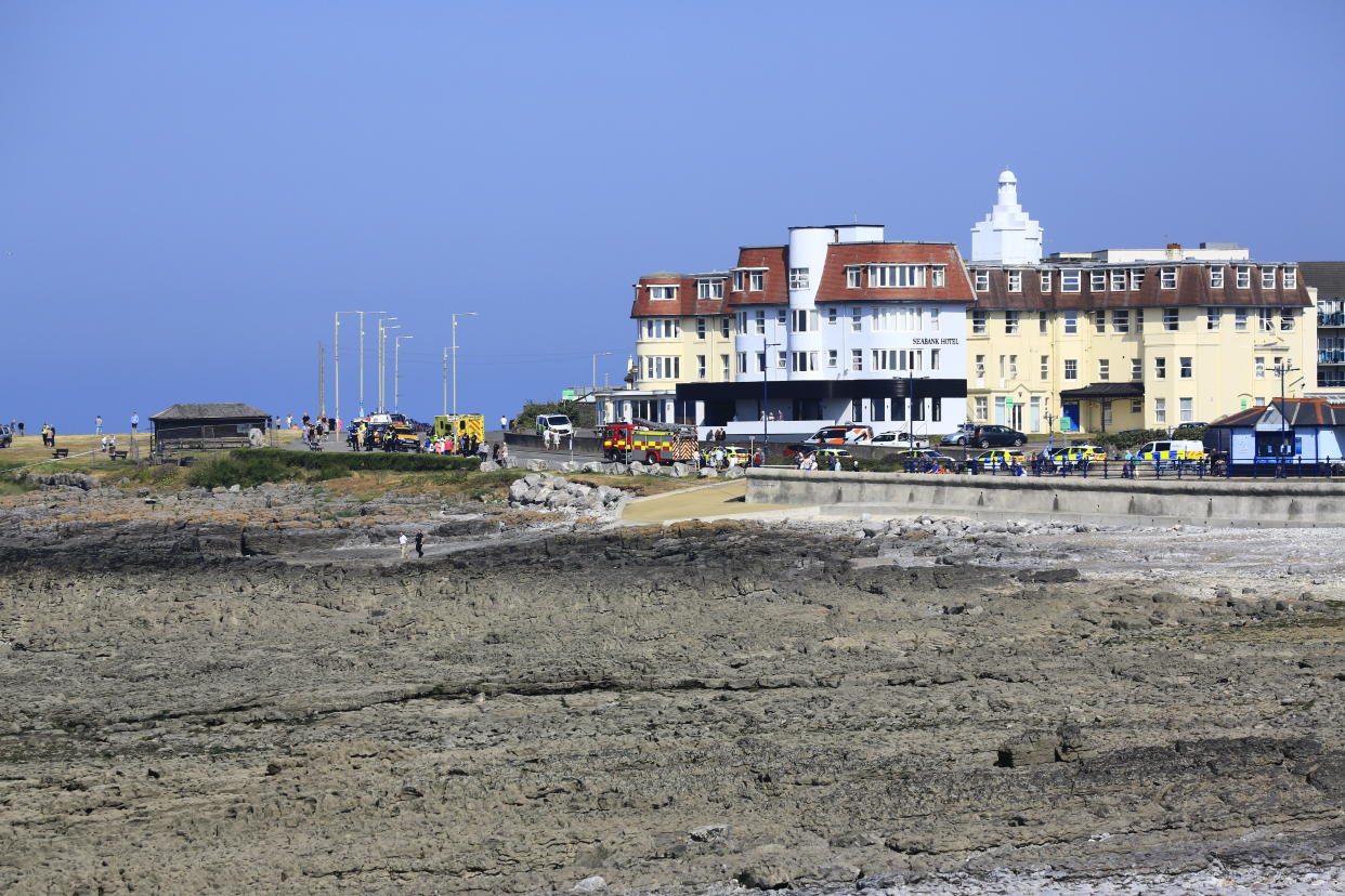 The RNLI was part of a multi-agency response