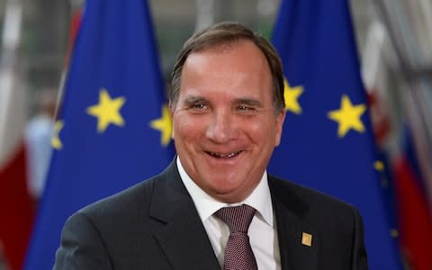 Sweden's Prime Minister Stefan Lofven has reminded Donald Trump that the courts are independent from political leaders in Sweden - Credit: Reuters