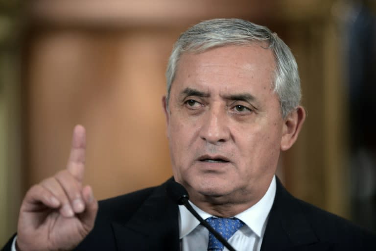 Embattled Guatemalan President Otto Perez, in power since 2012, took the decision to step down to confront "individually the proceedings against him," his spokesman Jorge Ortega said, hours after the arrest warrant was issued