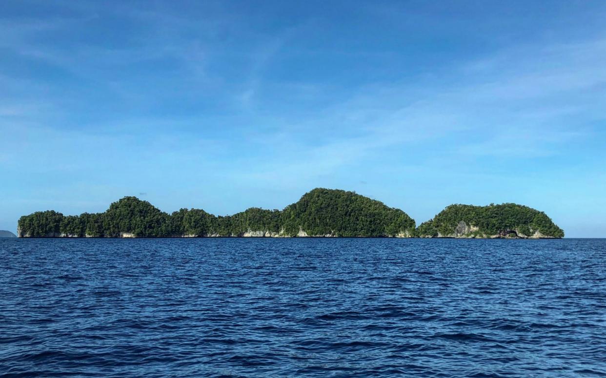 Palau is a small Pacific-island nation that sits 930 miles east of the Philippines - MIKHAIL FLORES /AFP