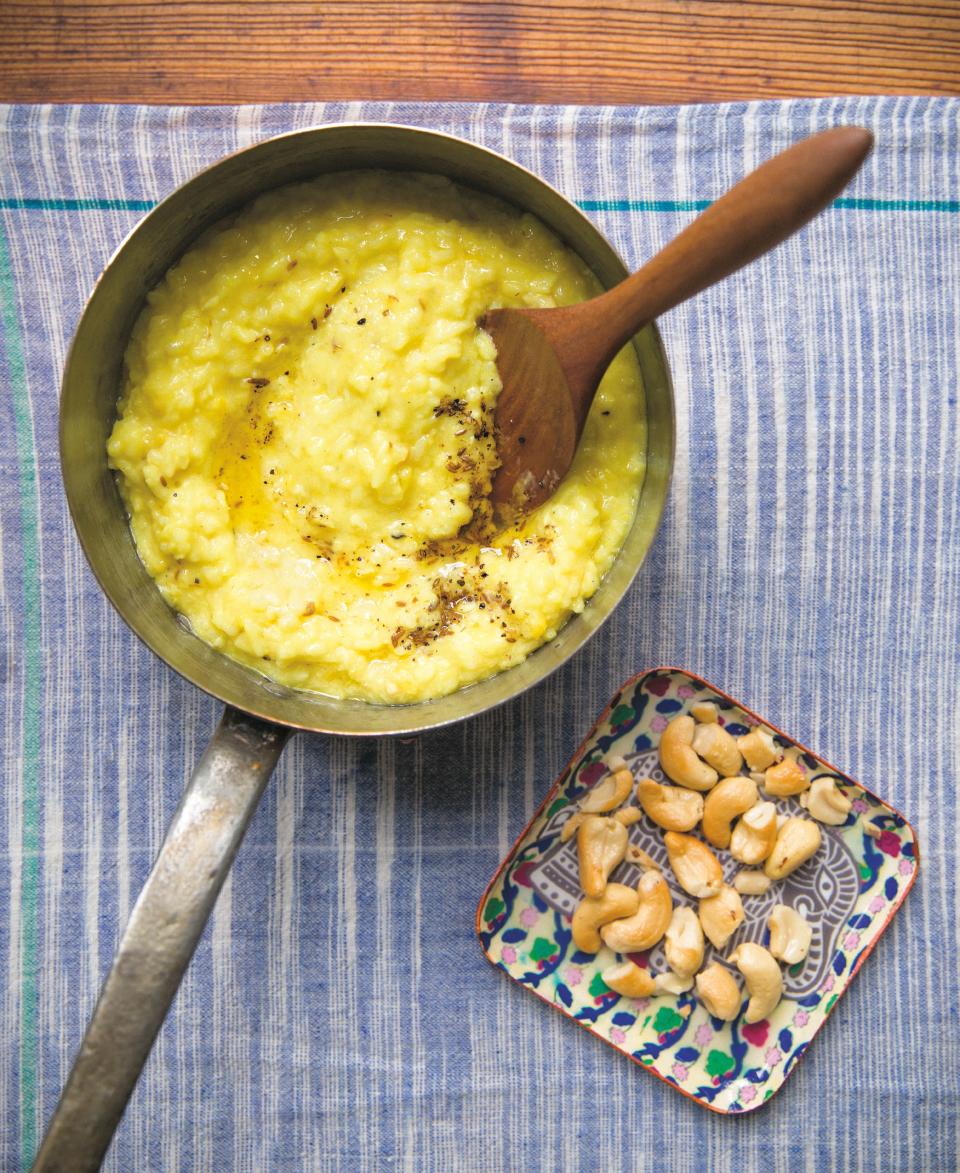 Toasted cashews make an excellent topping.