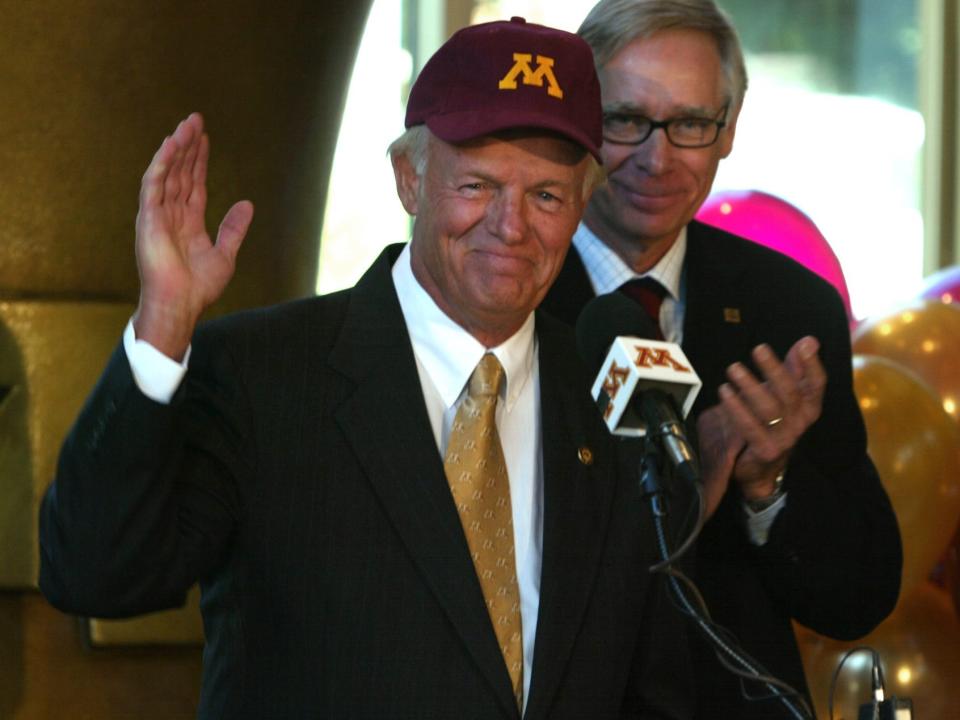 University of Minnesota alum T. Denny Sanford donated $35 million to the school for a new football stadium in 2003.