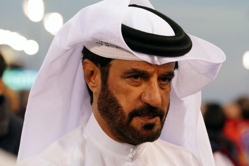 Mohammed Ben Sulayem is the president of the FIA (PA Wire)