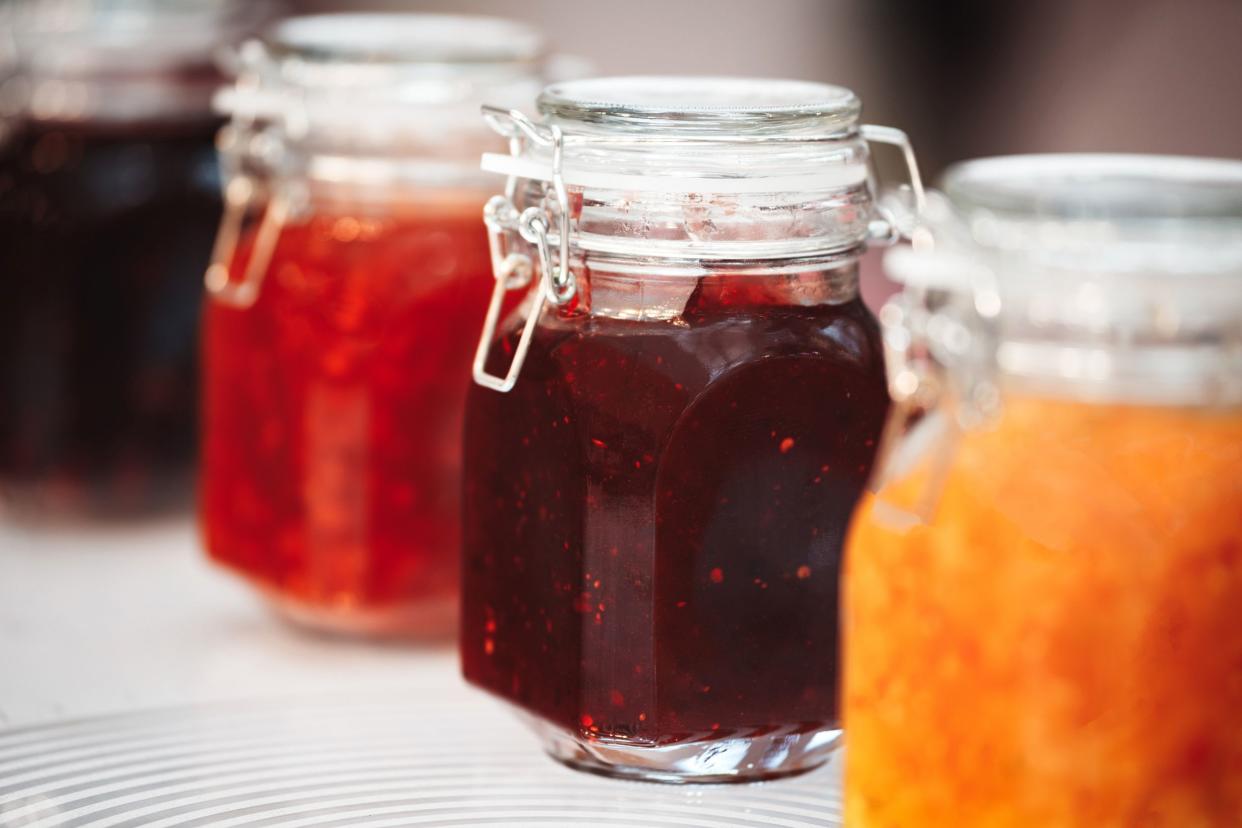 Homemade fruit preserves