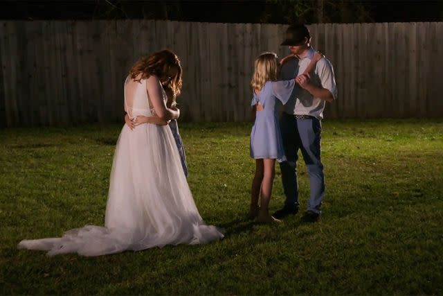 <p>WE TV/ YouTube</p> Anna 'Chickadee' Cardwell and Eldridge Toney dance at their wedding reception