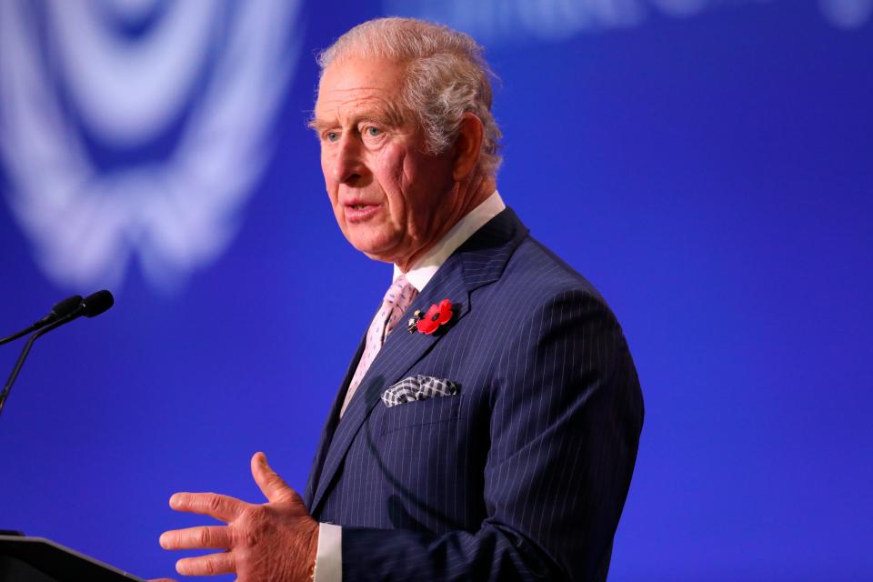 King Charles assumed a more active role in the royal family as prince in recent years, including delivering the opening speech at the U.N. Climate Change Conference COP26 in Glasgow, Scotland, on Nov. 1, 2021.