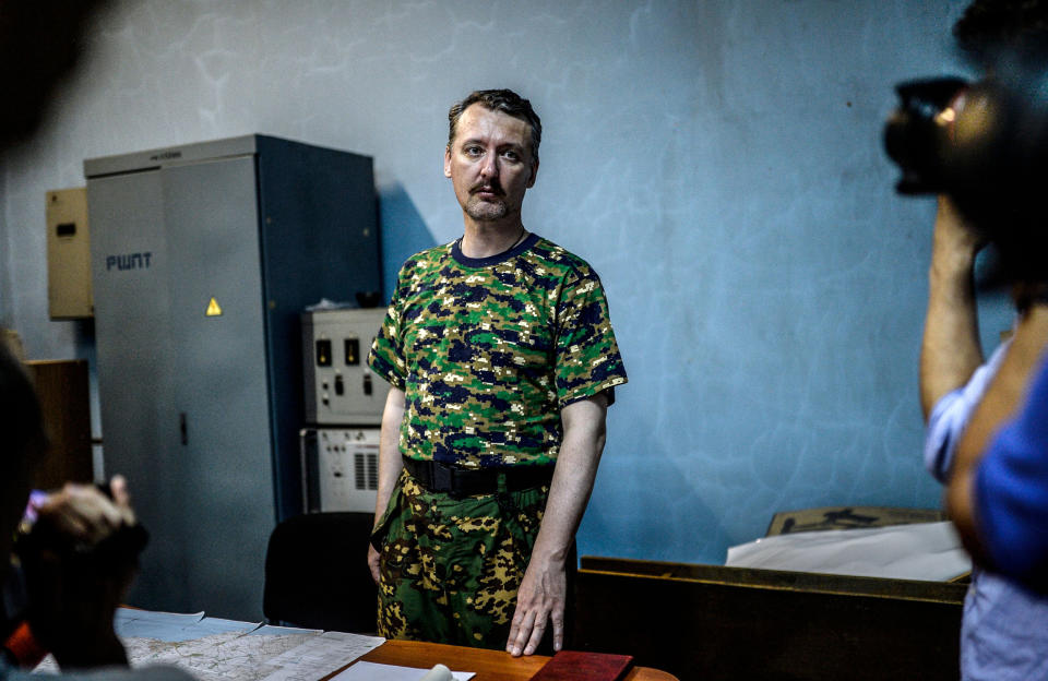 Igor Strelkov, who is also known as Igor Girkin, the top military commander of the self-proclaimed