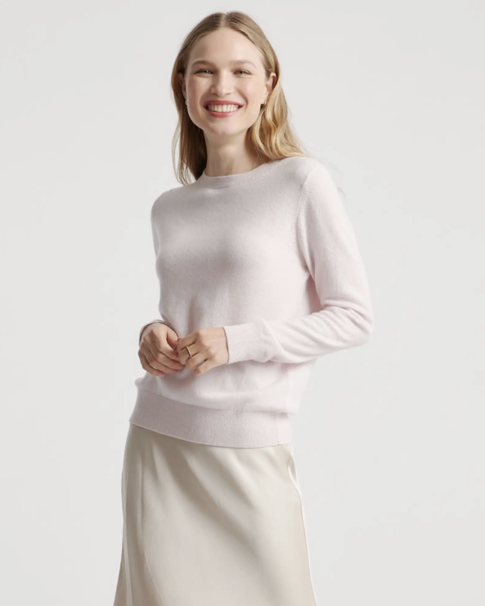 <p><a href="https://go.redirectingat.com?id=74968X1596630&url=https%3A%2F%2Fwww.quince.com%2Fwomen%2Fcashmere%2Fcashmere-crewneck-sweater%3Fcolor%3Dminimal-pink&sref=https%3A%2F%2Fwww.thepioneerwoman.com%2Fholidays-celebrations%2Fgifts%2Fg33985357%2Fbest-gifts-for-mom%2F" rel="nofollow noopener" target="_blank" data-ylk="slk:Shop Now;elm:context_link;itc:0;sec:content-canvas" class="link ">Shop Now</a></p><p>Mongolian Cashmere Crewneck Sweater</p><p>$50.00</p><span class="copyright">Quince</span>