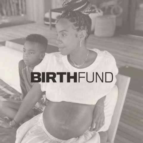 <p>Courtesy Kelly Rowland and BirthFund</p> Kelly Rowland and son Titan for BirthFund