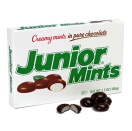 <p>Junior Mints just scream old-fashioned movie candy. They were first released in 1949 and were <a href="https://tootsie.com/candy/junior-mints/junior-mints" rel="nofollow noopener" target="_blank" data-ylk="slk:named after the Broadway show;elm:context_link;itc:0;sec:content-canvas" class="link ">named after the Broadway show</a>, <em>Junior Miss</em>.  </p>