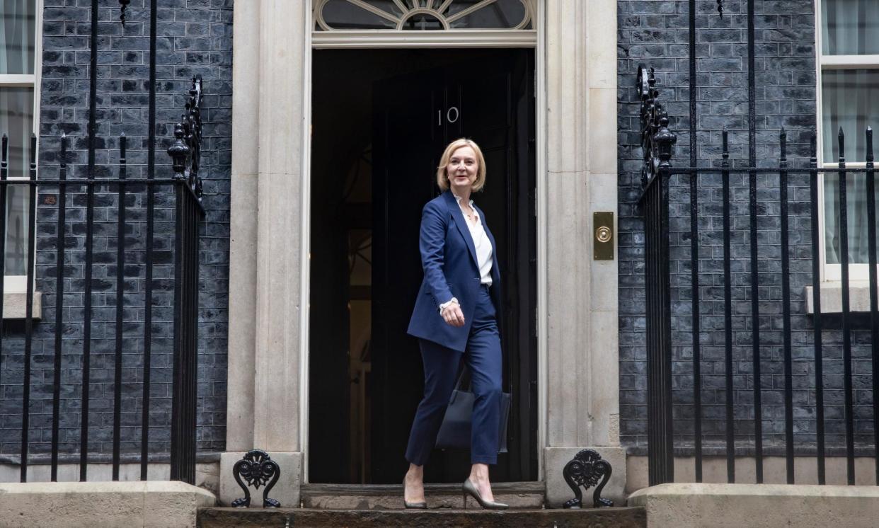 <span>‘Keen to tell us it wasn’t her fault’ … Liz Truss.</span><span>Photograph: Tolga Akmen/EPA</span>