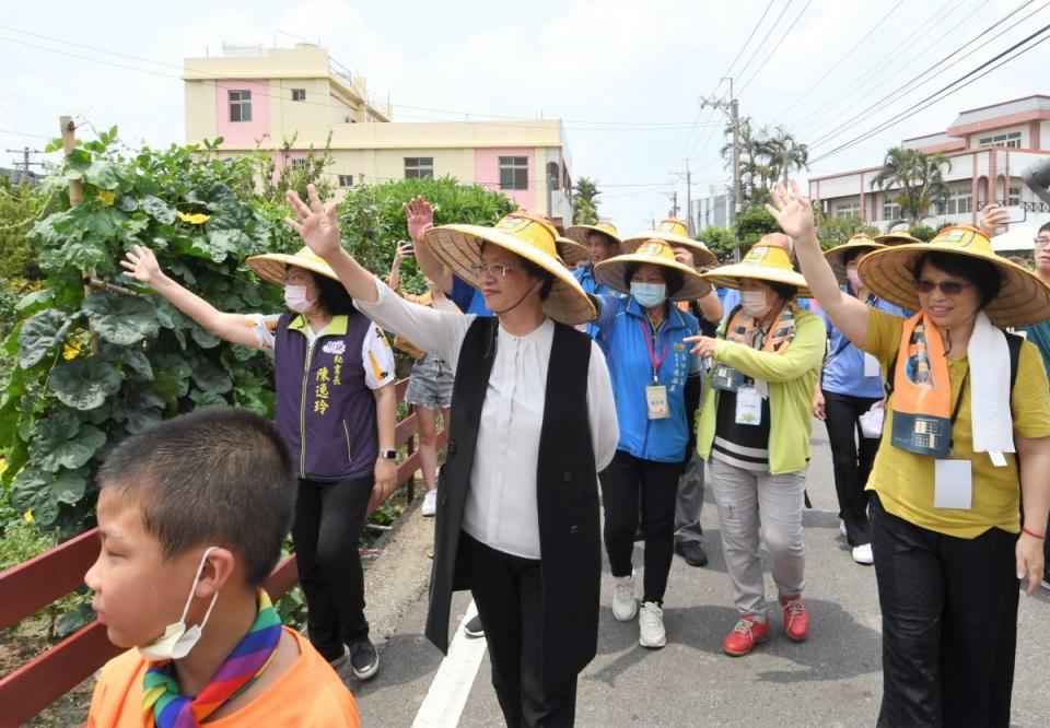 拼了！彰化共有八優質社區，參加「金卓越社區」選拔。（圖：李河錫攝）