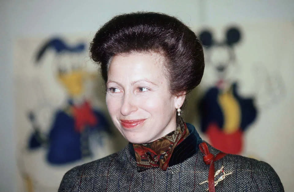 Prinzessin Anne im Gefängnis HMP Dartmoor im Jahr 1992. (Tim Graham Photo Library via Getty Images)