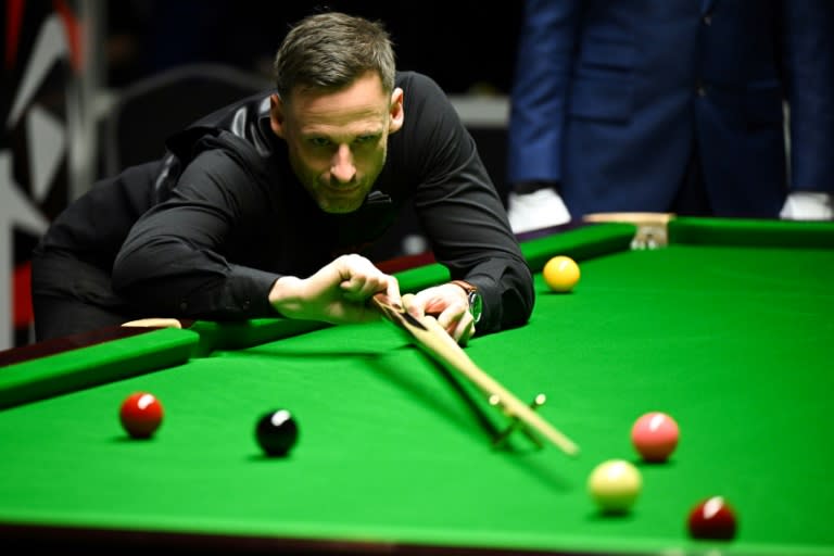 Shock win: David Gilbert defeated defending champion Luca Brecel on Saturday (Oli SCARFF)