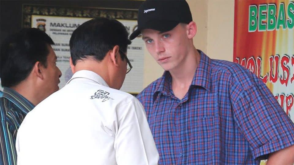 Mr Murphy is not a schoolie as was originally reported, he was allegedly holidaying in Bali with his mates.