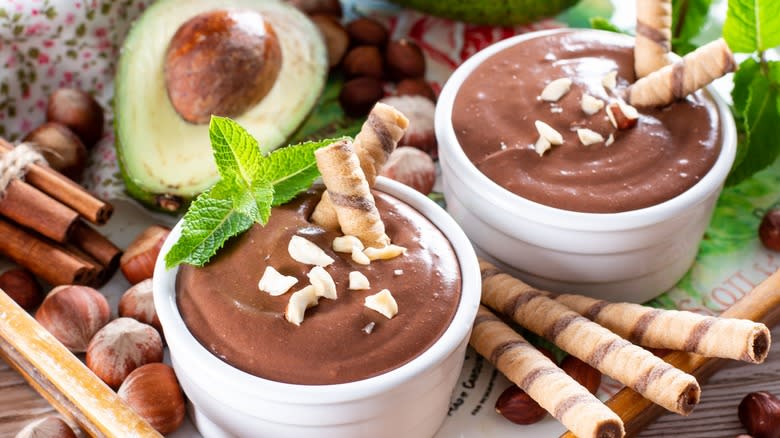 Avocado chocolate mousse