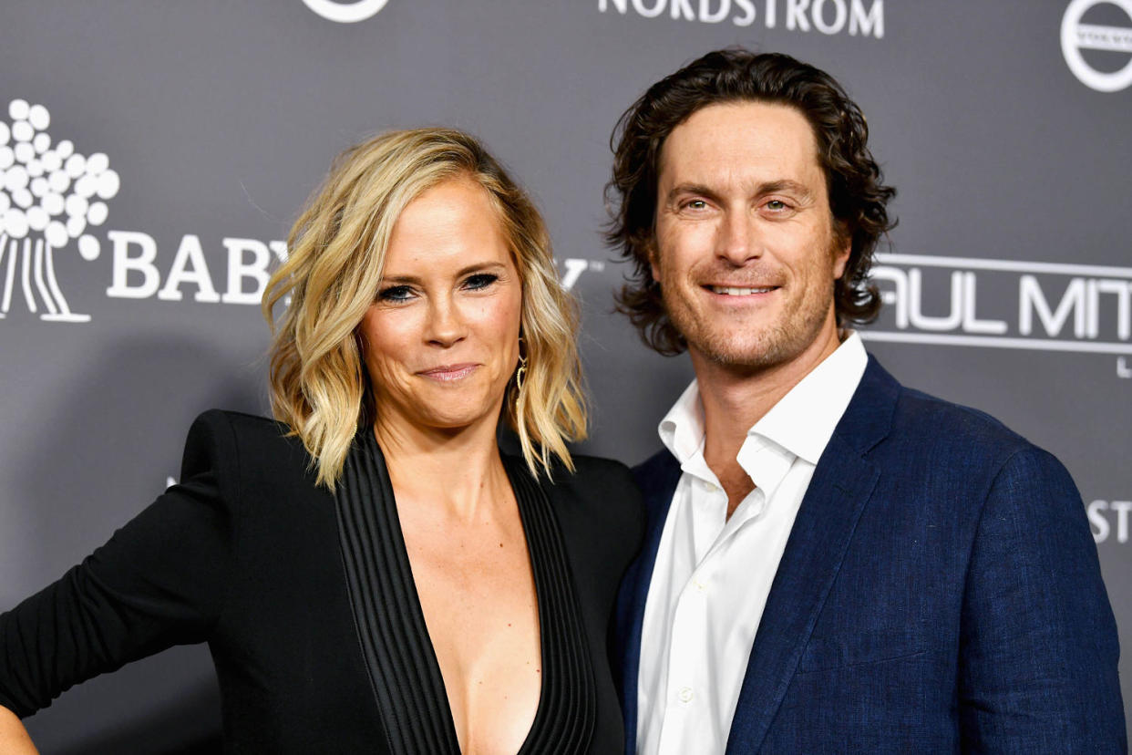 Erinn Bartlett and Oliver Hudson attend the 2018 Baby2Baby Gala Presented by Paul Mitchell at 3LABS on November 10, 2018 in Culver City, California.  (Emma McIntyre / Getty Images)