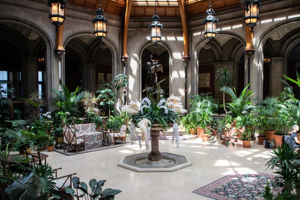 A reader asks about having to go through multiple security scanners at the Biltmore Estate. This file photo shows the first floor atrium.