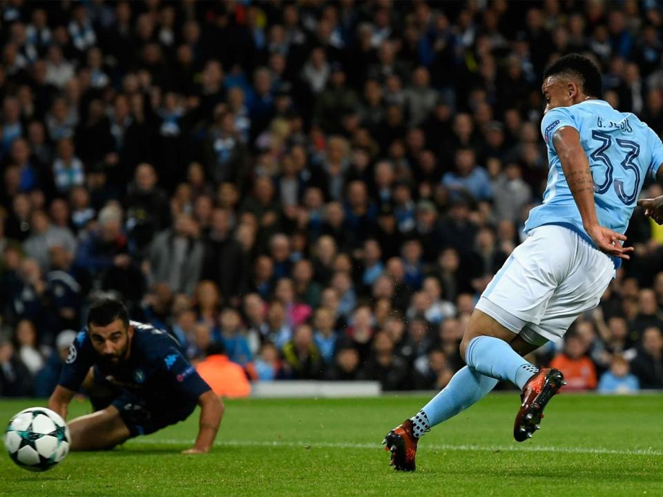 Gabriel Jesus adds City's second (Getty 2017)