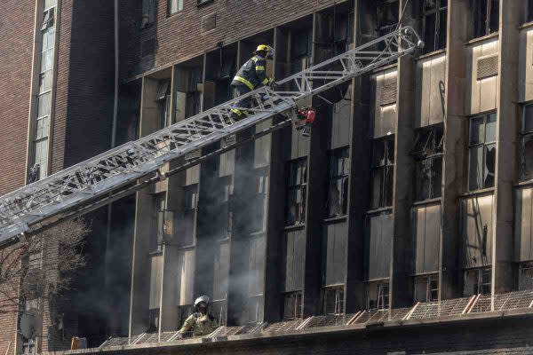 Johannesburgo edificio incendio