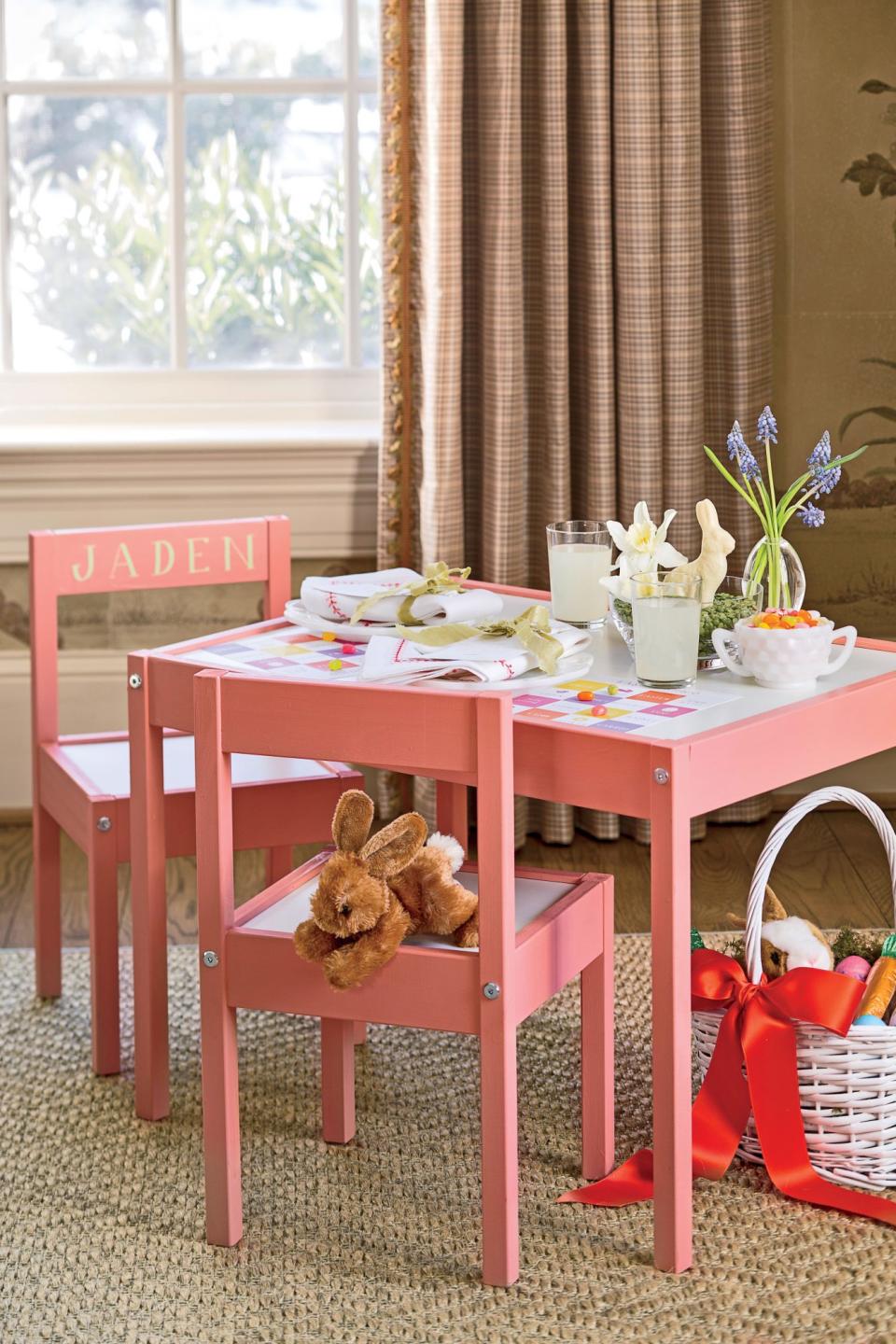 Kid's Easter Table