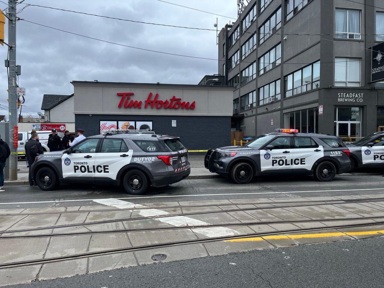 A 27-year-old man has been charged with attempted murder and other charges after an incident where he allegedly stabbed a police officer and was then shot by police. (Lane Harrison/CBC - image credit)