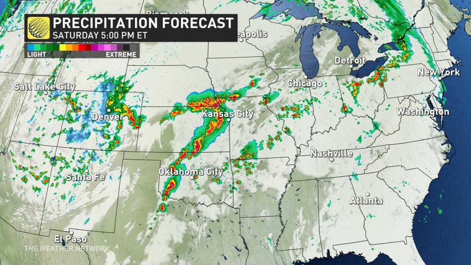 Baron_U.S. storm and precipitation timing Saturday_April 27