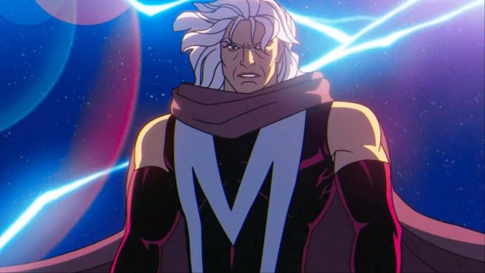 Magneto at the climax of X-Men '97 episode two, "Mutant Liberation Now."