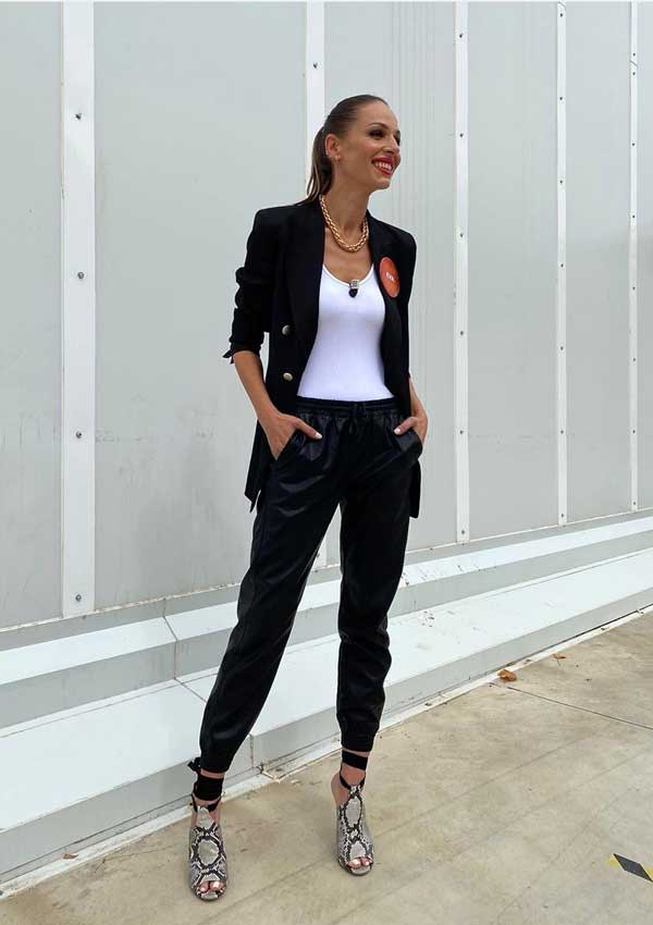 Eva González con look de Zara