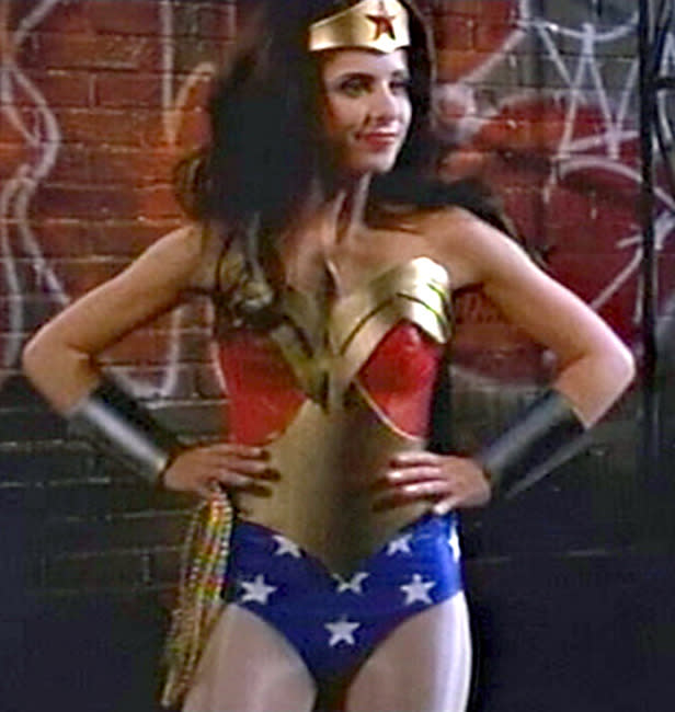 <p>Eventual Marvel maestro Joss Whedon was signed to write and direct a <i>Wonder Woman</i> film in 2005, and his <i>Buffy</i> muse Sarah Michelle Gellar was said to be his top choice for the role. But her donning of Diana’s famous get-up at the <a href="https://www.youtube.com/watch?v=8WVPp9vG8FA" rel="nofollow noopener" target="_blank" data-ylk="slk:2002 MTV Movie Awards;elm:context_link;itc:0;sec:content-canvas" class="link ">2002 MTV Movie Awards</a> (see above) was the closest she’d get. (Photo: MTV)</p>