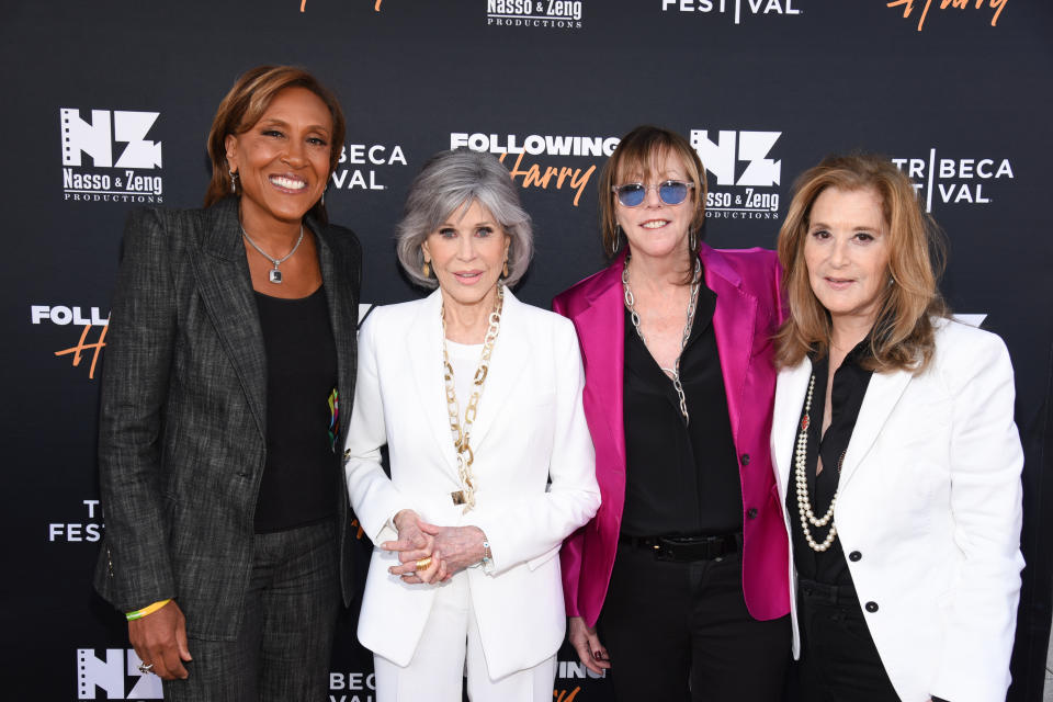 Robin Roberts, Jane Fonda, Jane Rosenthal and Paula Weinstein