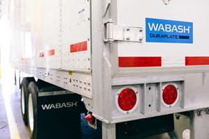 Wabash DuraPlate dry van trailer features new logo